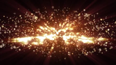 Abstract Fantasy Background Shiny Particles Dust Rays And Energy Flow Loop Stock Footage 312814012
