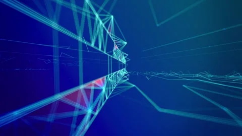 Abstract Fantasy Background Shiny Particles 4k loop video. Stock Footage 328028968