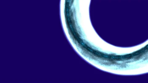 Abstract fantasy blue background with particles 库存影片 174130106