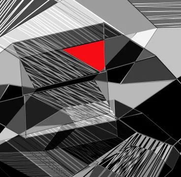 Abstract fantasy geometric background 스톡 일러스트