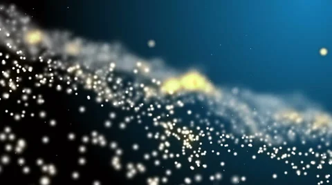 Abstract fantasy lights motion background. Depth of field settings Video stock 65442768