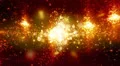 Abstract fantasy motion background, shining lights and particles HD Footage