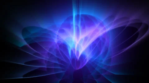 Abstract fantasy motion background, shining lights and particles Stock Footage 27140852