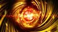 Abstract fantasy motion background shining light spiral vortex and particles HD Footage