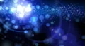 Abstract fantasy motion background, shining lights and particles HD Footage