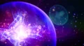 Abstract fantasy motion background, shining lights and particles HD Footage
