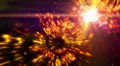 Abstract fantasy motion background, shining lights and particles HD Footage