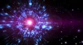 Abstract fantasy motion background, shining lights and particles HD Footage
