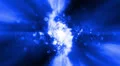 Abstract fantasy motion background, shining lights and particles HD Footage