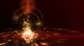 Abstract fantasy motion background, shining lights and particles HD Footage
