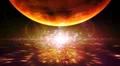 Abstract fantasy motion background, shining lights and particles HD Footage