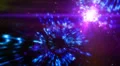 Abstract fantasy motion background, shining lights and particles HD Footage