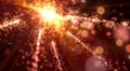 Abstract fantasy motion background, shining lights and particles HD Footage