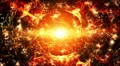 Abstract fantasy motion background, shining lights and particles HD Footage