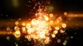 Abstract fantasy motion background, shining lights and particles HD Footage