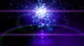 Abstract fantasy motion background, shining lights and particles HD Footage