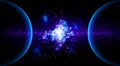 Abstract fantasy motion background, shining lights and particles HD Footage