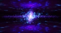 Abstract fantasy motion background, shining lights and particles HD Footage