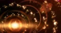 Abstract fantasy motion background, shining lights and particles HD Footage
