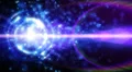 Abstract fantasy motion background, shining lights and particles HD Footage