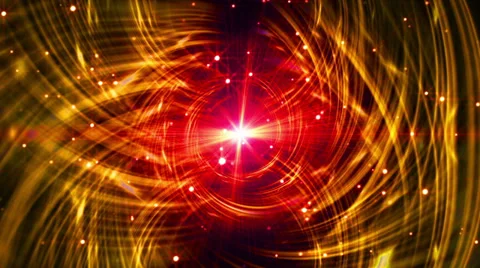 Abstract fantasy motion background, shining lights and particles Stock Footage 27443849