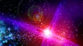 Abstract fantasy motion background, shining lights and particles HD Footage