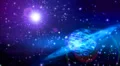 Abstract fantasy motion background, shining lights and particles HD Footage