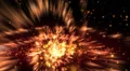 Abstract fantasy motion background, shining lights and particles HD Footage