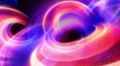Abstract fantasy motion background, shining lights and particles HD Footage