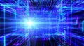 Abstract fantasy motion background, shining lights and particles HD Footage