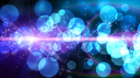Abstract fantasy motion background, shining lights and particles Vidéo 27873660