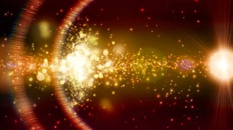 Abstract fantasy motion background, shining lights and particles 스톡 동영상 27874293