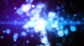 Abstract fantasy motion background, shining lights and particles HD Footage