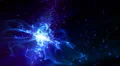 Abstract fantasy motion background, shining lights and particles HD Footage