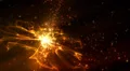 Abstract fantasy motion background, shining lights and particles HD Footage