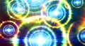 Abstract fantasy motion background, shining lights and particles HD Footage