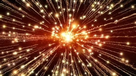 Abstract fantasy motion background, shining lights and particles Vidéo 28122124