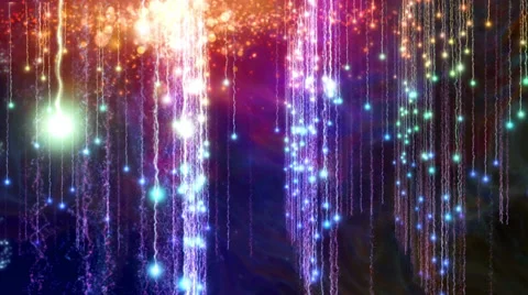 Abstract fantasy motion background, shining lights and particles 스톡 동영상 28135288