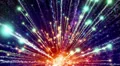 Abstract fantasy motion background shining light bokeh and particles HD Footage