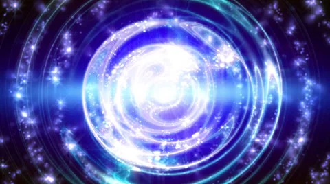 Abstract fantasy motion background, shining lights and particles Stock Footage 28309047