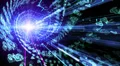 Abstract fantasy motion background, shining lights and particles HD Footage