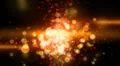 Abstract fantasy motion background, shining lights and particles HD Footage