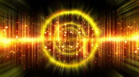 Abstract fantasy motion background, shining lights and particles Stock Footage 28497007