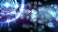Abstract fantasy motion background, shining lights and particles HD Footage