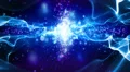 Abstract fantasy motion background, shining lights and particles HD Footage