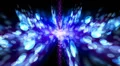 Abstract fantasy motion background, shining lights and particles HD Footage