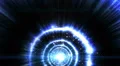 Abstract fantasy motion background, shining lights and particles HD Footage