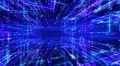 Abstract fantasy motion background, shining lights and particles HD Footage