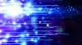 Abstract fantasy motion background, shining lights and particles HD Footage