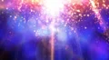 Abstract fantasy motion background, shining lights and particles HD Footage